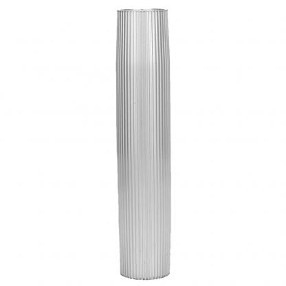 TACO Aluminum Ribbed Table Pedestal - 2-3/8" O.D. - 27-1/2" Length