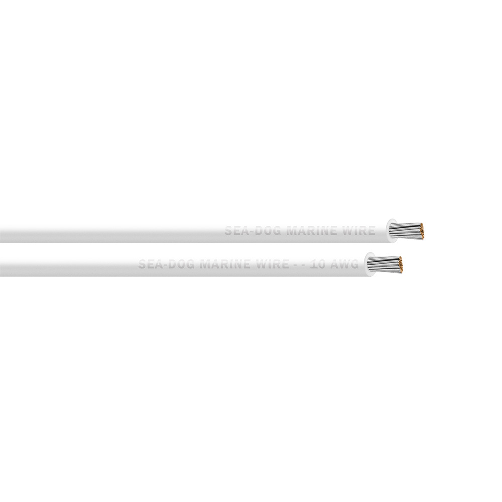 Sea-Dog 10 AWG White Primary Wire - 100' Sea-Dog 10 AWG White Primary Wire - 100'