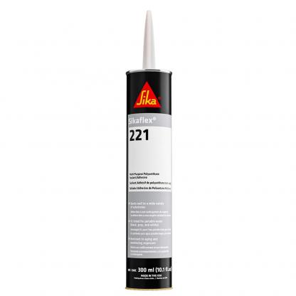 Sika Sikaflex® 221 Multi-Purpose Polyurethane Sealant/Adhesive - 10.3oz(300ml) Cartridge - Aluminum Gray