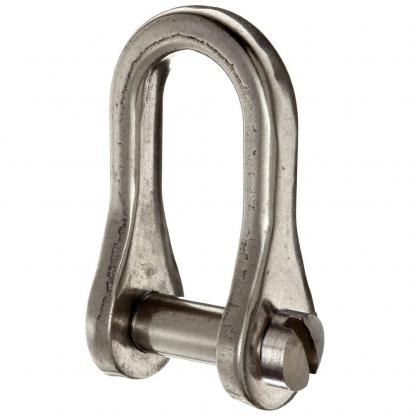 Ronstan Standard Dee Slotted Pin Shackle - 1/4" Pin - 7/8"L x 9/16"W