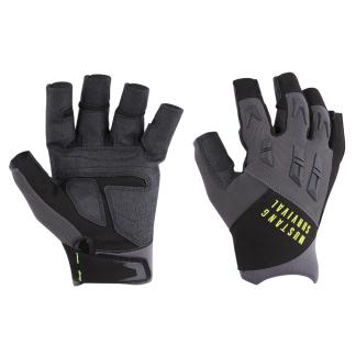 Mustang EP 3250 Open Finger Gloves - Grey/Black - Small