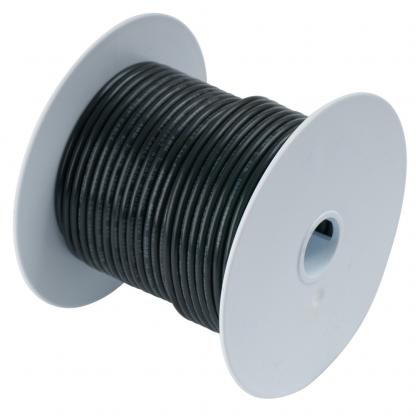 Ancor Black 18 AWG Tinned Copper Wire - 100'