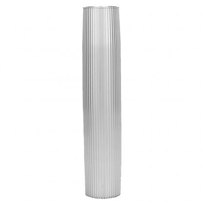 TACO Aluminum Ribbed Table Pedestal - 2-3/8" O.D. - 26" Length