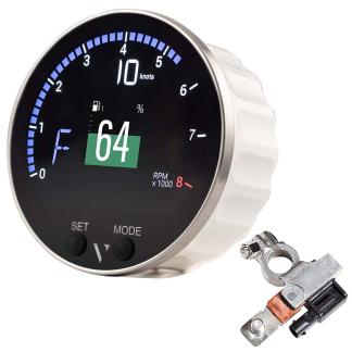 Veratron 85mm (3-3/8") VMH-35S Multifunction Gauge w/Voltage Dependent (0-5V) Sensor Input & Battery Sensor