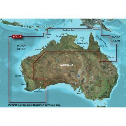 Garmin BlueChart® g3 Vision® HD - VPC021R - Mackay NW to Esperance - microSD™/SD™