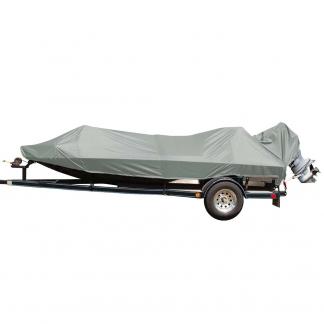 Carver Poly-Flex II Styled-to-Fit Boat Cover f/14.5' Jon Style Bass Boats - Grey
