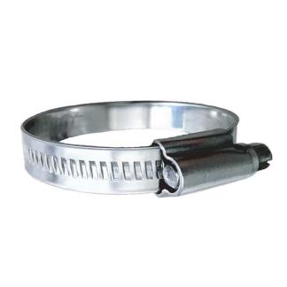 Trident Marine 316 SS Non-Perforated Worm Gear Hose Clamp - 15/32" Band - (1-3/4" – 2-1/4") Clamping Range - 10-Pack - SAE Size 28