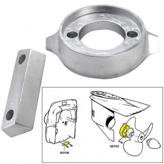 Tecnoseal Anode Kit w/Hardware - Volvo 290 - Aluminum