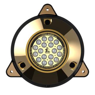 Metro Marine High-Output Surface Mount Underwater Light w/Intelligent Monochromatic LED's - Green, 90° Beam