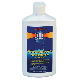 Sudbury One Step Fiberglass Restorer & Wax - 16oz Liquid