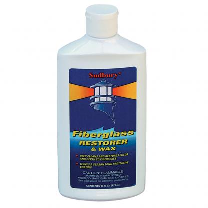 Sudbury One Step Fiberglass Restorer & Wax - 16oz Liquid