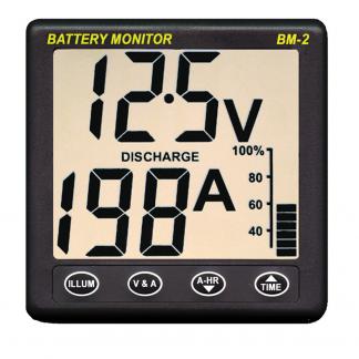 Clipper BM-2 Battery Monitor w/Shunt - 200Amp