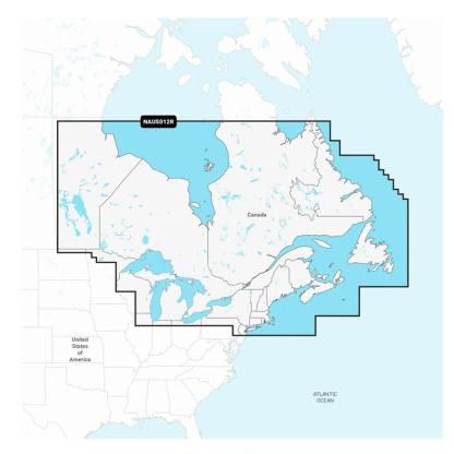 Navionics NAUS012R - Canada, East & Great Lakes - Navionics+