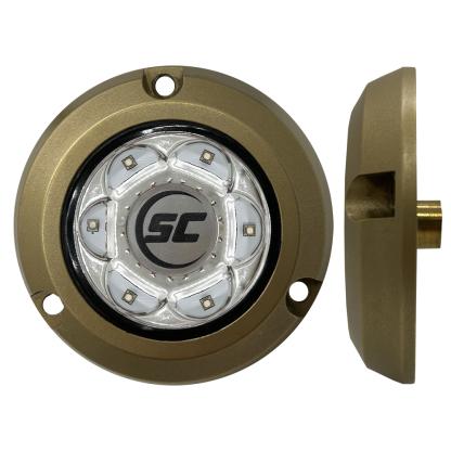 Shadow-Caster SC2 Series Bronze Surface Mount Underwater Light - Great White