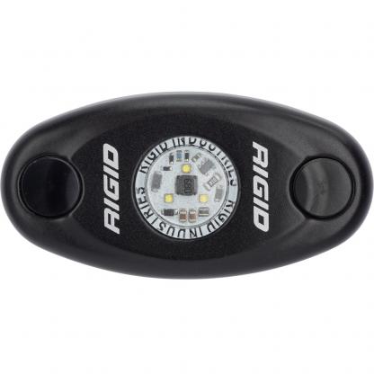 RIGID Industries A-Series Black Low Power LED Light - Single - Amber