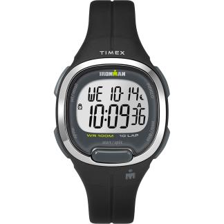 Timex Ironman Essential 10MS Watch - Black & Chrome
