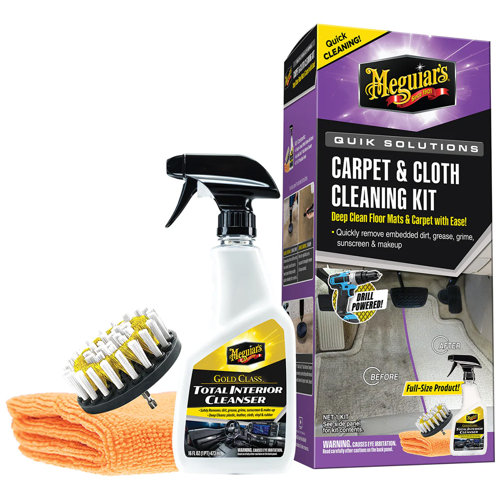 Meguiar's Quik Solutions Carpet & Cloth Cleaning Kit Meguiar's Quik Solutions Carpet & Cloth Cleaning Kit