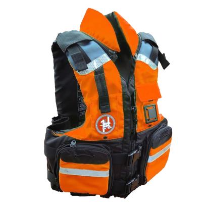 First Watch AV-800 4 Pocket Vest Hi-Vis - Orange/Black - 2XL/3XL