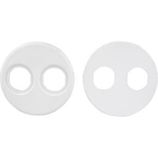 Sea-Dog 4" Gauge Power Socket Adapter Mounting Plate - White