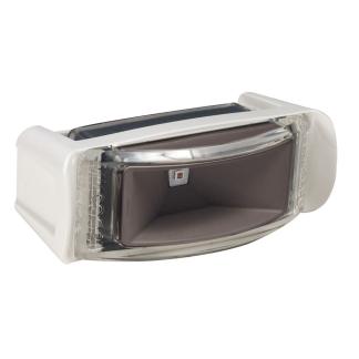 Lumitec Contour Inset Navigation Light - Port Red - White Housing