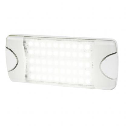 Hella Marine DuraLED 50 Low Profile Interior/Exterior Lamp - White LED Spreader Beam