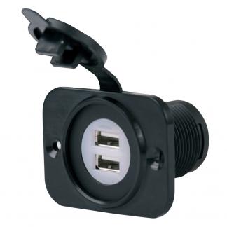 Marinco SeaLink® Deluxe Dual USB Charger Receptacle