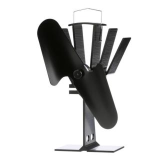 Ecofan by Caframo Original Heat Powered Stove Fan - Black Blade