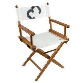 Whitecap Director's Chair w/Sail Cloth Seating - Teak