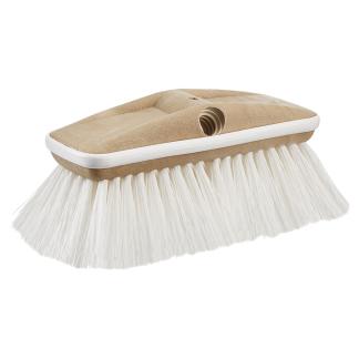 Star brite Deluxe White Stiff Heavy Duty 8" Brush Head w/Bumper - Dual Connection