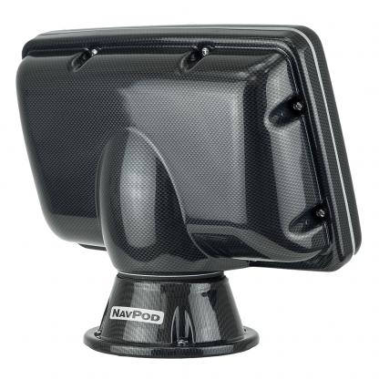 NavPod PP4500-02 PowerPod Pre-Cut f/Raymarine eS75/eS77/eS78 - Carbon Black