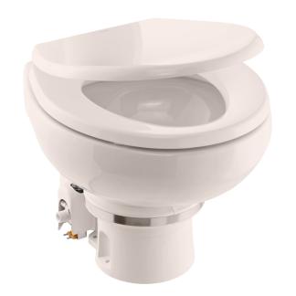 Dometic™ MasterFlush MF 7120 - Bone - Electric Macerating Toilet w/Orbit Base & Slow Close Seat - Freshwater - 12V