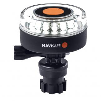 Navisafe Navilight All-White 5 Mode 360° 2NM w/Navimount Base