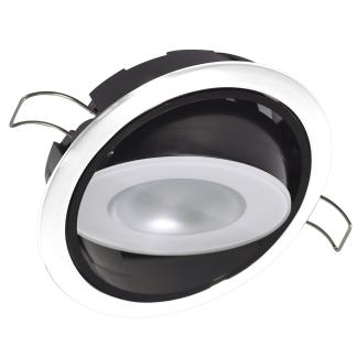 Lumitec Mirage Positionable Down Light - Warm White Non-Dimming - Hi CRI - White Bezel