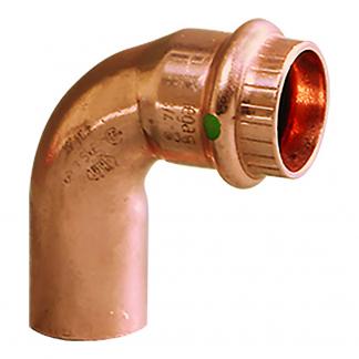 Viega ProPress 1-1/2" - 90° Copper Elbow - Street/Press Connection - Smart Connect Technology
