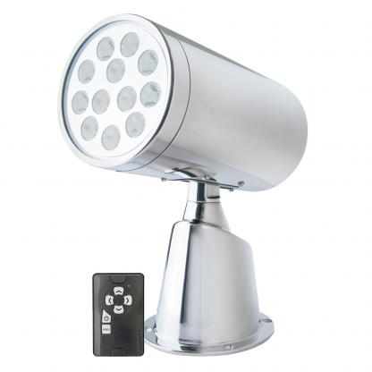 Marinco Wireless LED Stainless Steel Spotlight w/Remote