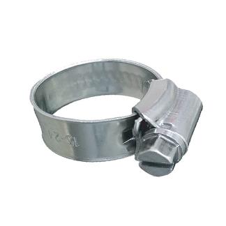 Trident Marine 316 SS Non-Perforated Worm Gear Hose Clamp - 3/8" Band - (1-1/16" – 1-1/2") Clamping Range - 10-Pack - SAE Size 16