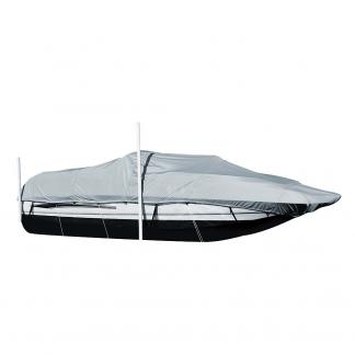 Carver Sun-DURA® Styled-to-Fit Boat Cover f/23.5' Sterndrive Deck Boats w/Walk-Thru Windshield - Grey