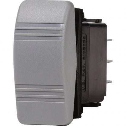 Blue Sea 8234 Water Resistant Contura III Switch - (ON)-OFF-(ON) - Grey