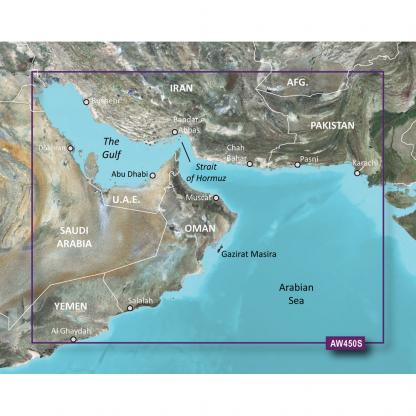 Garmin BlueChart® g3 Vision® HD - VAW450S - The Gulf - microSD™/SD™