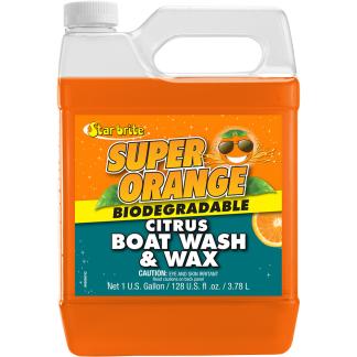 Star brite Super Orange Citrus Boat Wash & Wax - Fresh & Salt Water - 1 Gallon