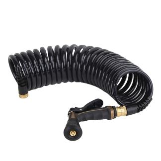HoseCoil Commercial Pilot PRO 25' Hose Kit w/Boat Bumper Metal Body Nozzle