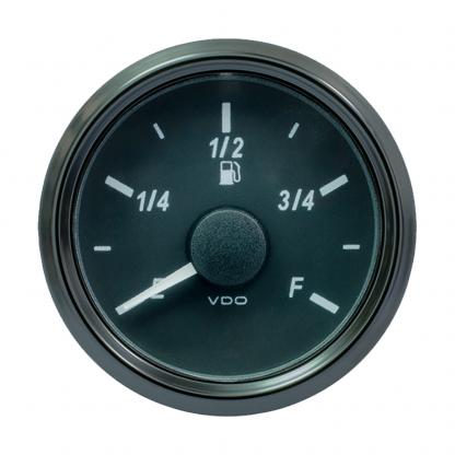 VDO SingleViu 52mm (2-1/16") Fuel Level Gauge - E/F Scale - 0-90 Ohm