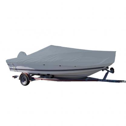 Carver Sun-DURA® Styled-to-Fit Boat Cover f/25.5' V-Hull Center Console Fishing Boat - Grey