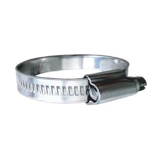 Trident Marine 316 SS Non-Perforated Worm Gear Hose Clamp - 15/32" Band - (2" - 2-9/16") Clamping Range - 10-Pack - SAE Size 32