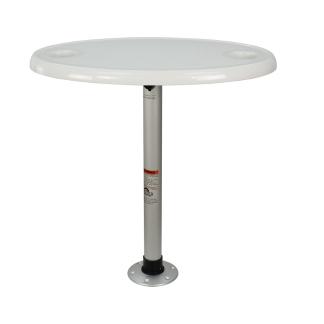 Springfield Thread-Lock™ Electrified Oval Table Package w/LED Lights & USB Ports