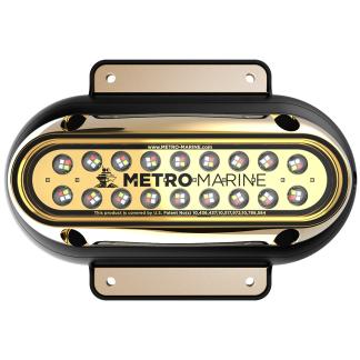 Metro Marine High-Output Elongated Surface Mount Light w/Intelligent Full Spectrum LED's - RGBW, 90° Beam