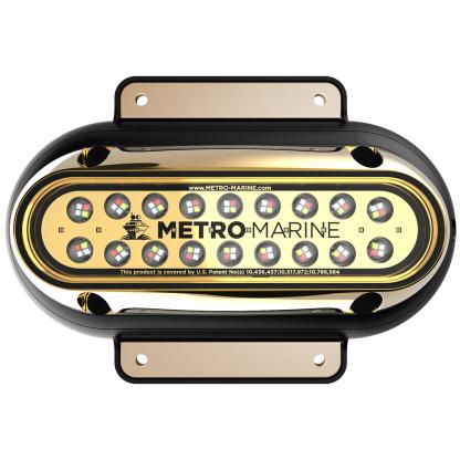 Metro Marine High-Output Elongated Surface Mount Light w/Intelligent Full Spectrum LED's - RGBW, 90° Beam