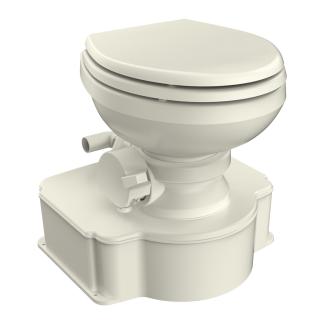 Dometic™ Bone M65 Marine Gravity Toilet - Elongated Seat Size w/Foot Pedal