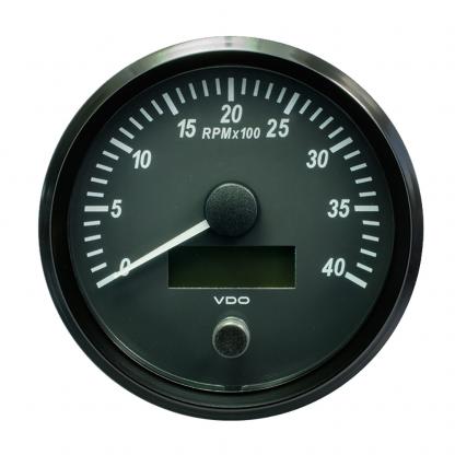 VDO SingleViu 100mm (4") Tachometer - 4000 RPM