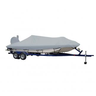 Carver Sun-DURA® Extra Wide Series Styled-to-Fit Boat Cover f/18.5' Aluminum Modified V Jon Boats - Grey